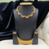 Ornate Half-Moon Design Necklace Set